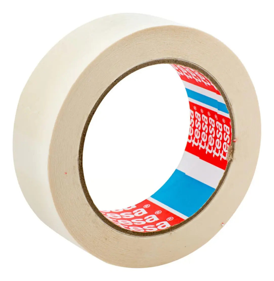 Masking Tape Tesa 36 Mm X 40 M Color Blanco Cinta Enmascarar