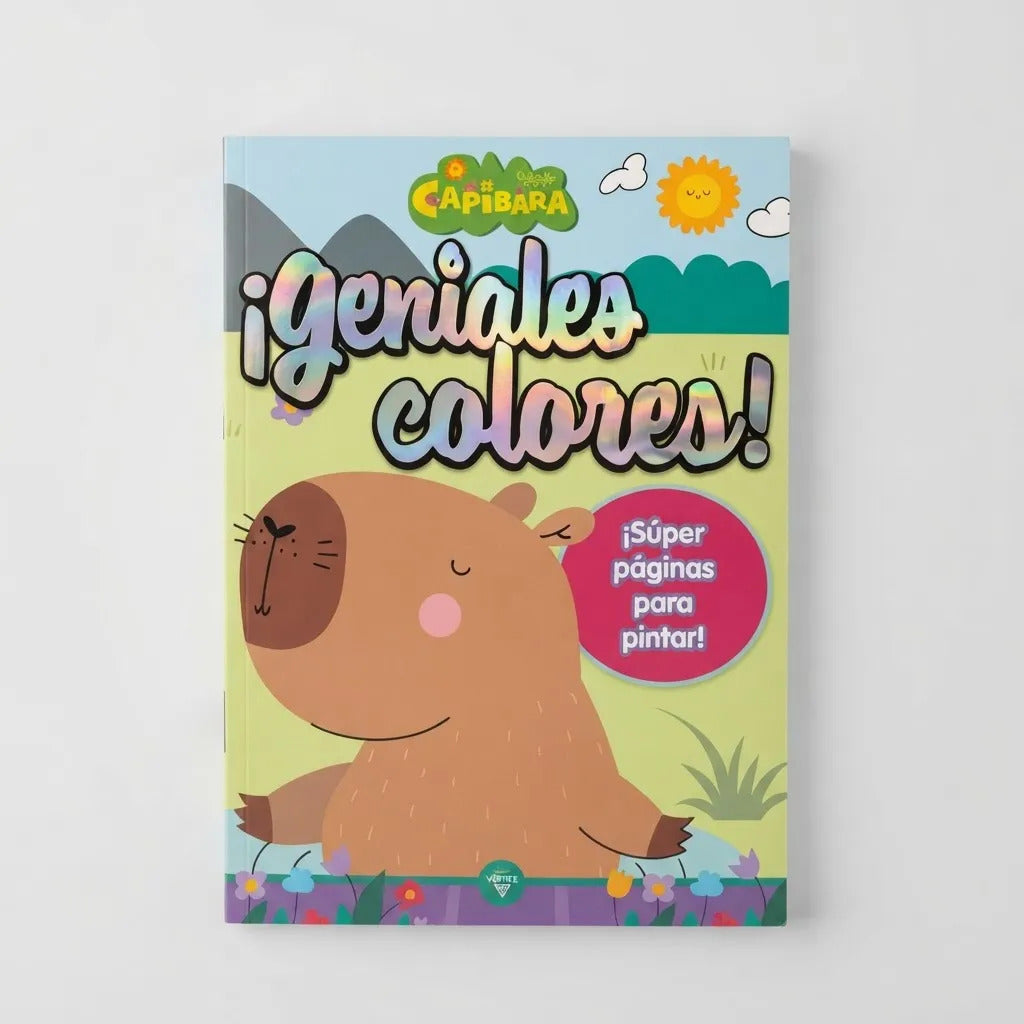 Libro para Colorear Capibara 16 Páginas