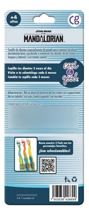 Cepillo Dental Cool&good Baby Yoda Suave 1ud C/protector
