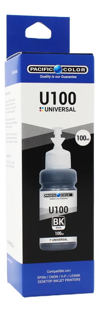 Pack 4 Tintas Pacific Color 100ml Ep/Cn/Hp