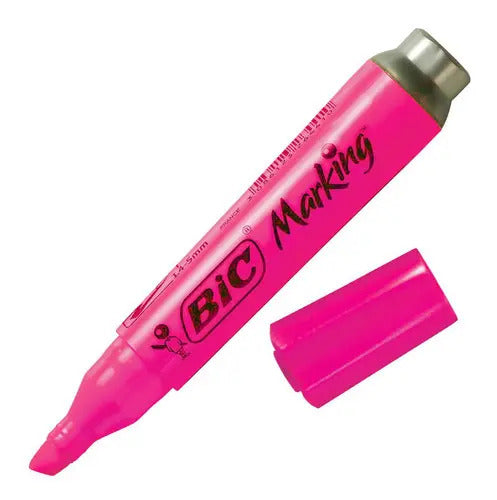 Destacador Bic Marking Rosa Brillante Unidad
