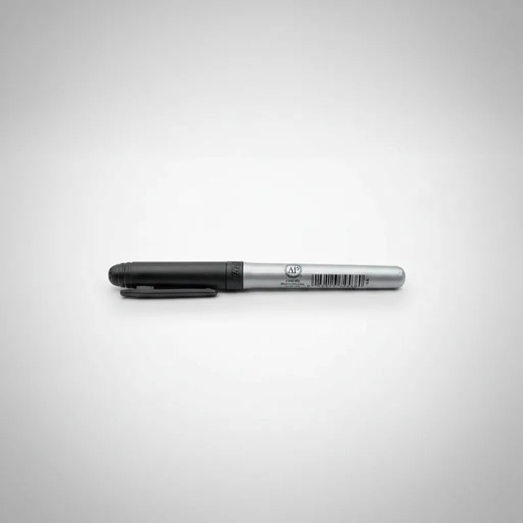 Marcador Permanente Bic Negro Punta Fina Secado Rápido 1ud