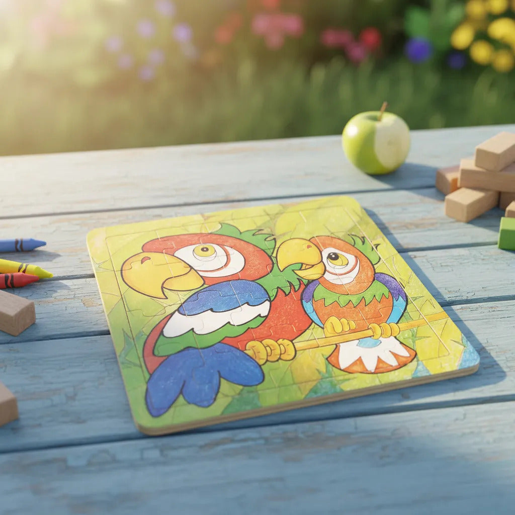 Puzzle de Madera Loro 20 Piezas Dactic