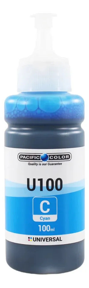 Pack 4 Tintas Pacific Color 100ml Ep/Cn/Hp