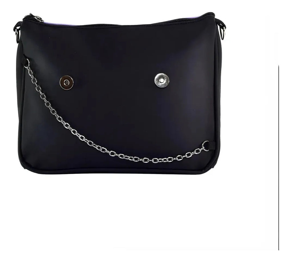 Cartera Bandolera Kuromi Cadena Gótico Kawaii