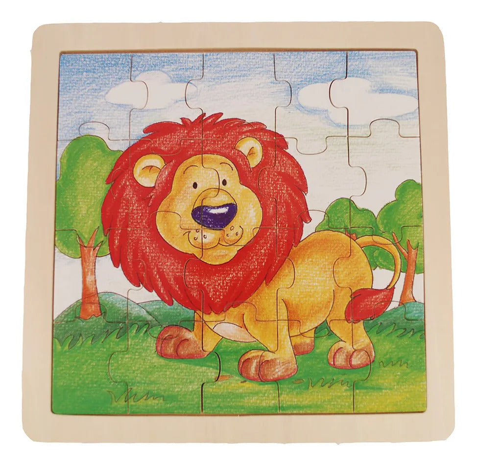 Puzzle de Madera León 20 Piezas Dactic