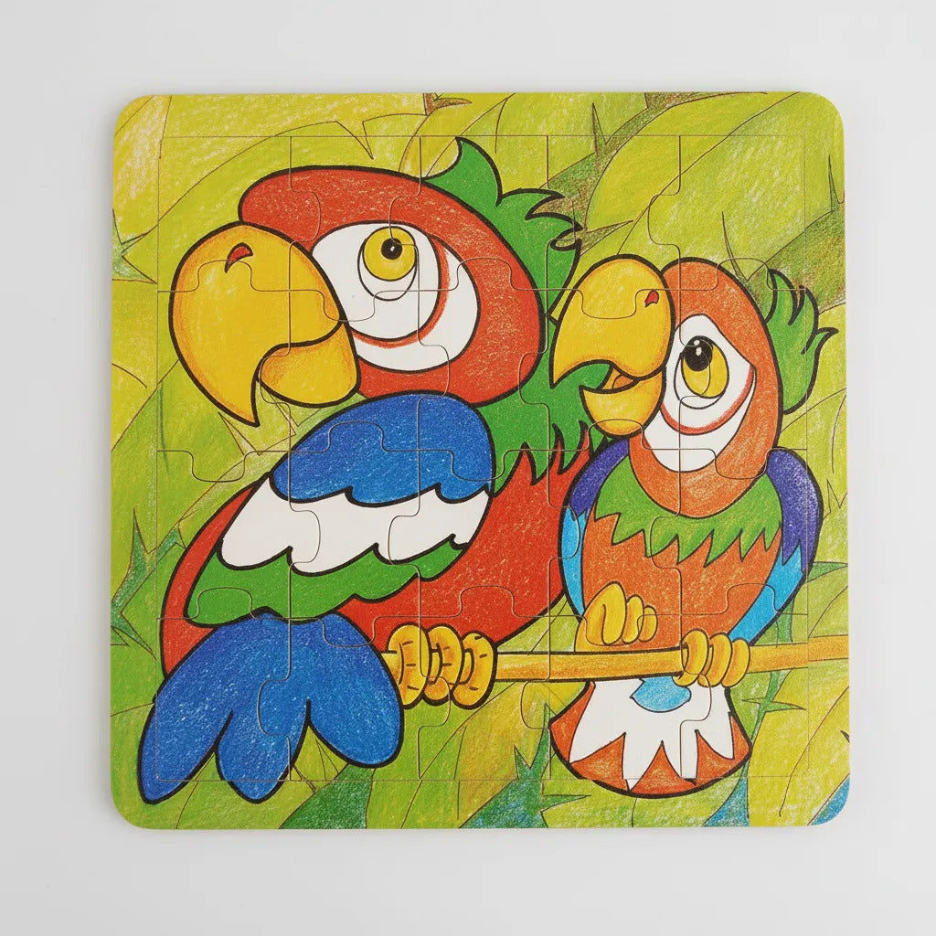 Puzzle de Madera Loro 20 Piezas Dactic