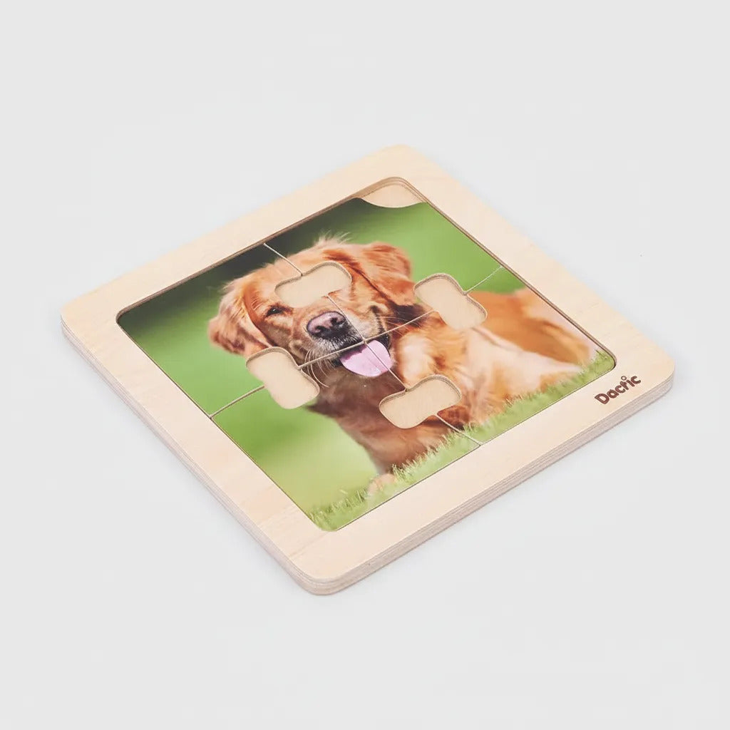 Puzzle de Madera Perro 4 Piezas Dactic