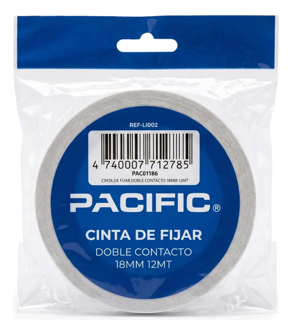 Pack 3 Cintas de Montaje Doble Faz Pacific 12m