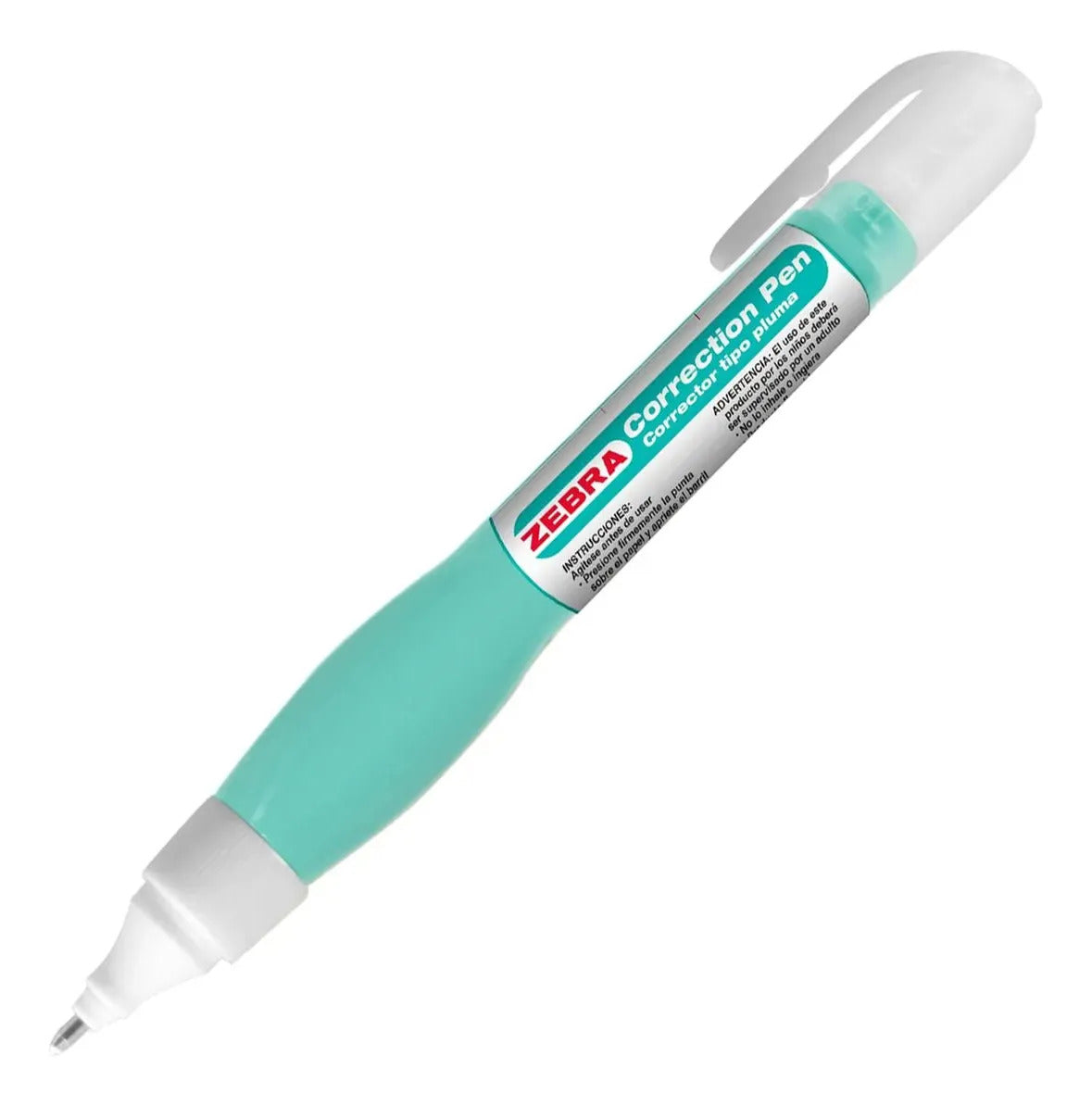 Corrector Líquido Zebra 7ml Tipo Pluma Secado Rápido