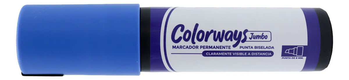 Marcador Permanente Jumbo Adetec Punta Gruesa