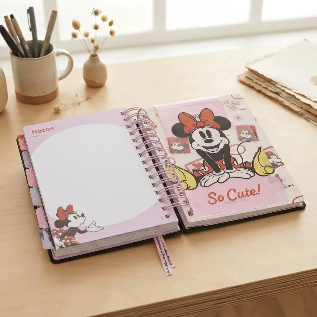 Agenda Minnie Mouse 2027 Día por Página Tapa Dura