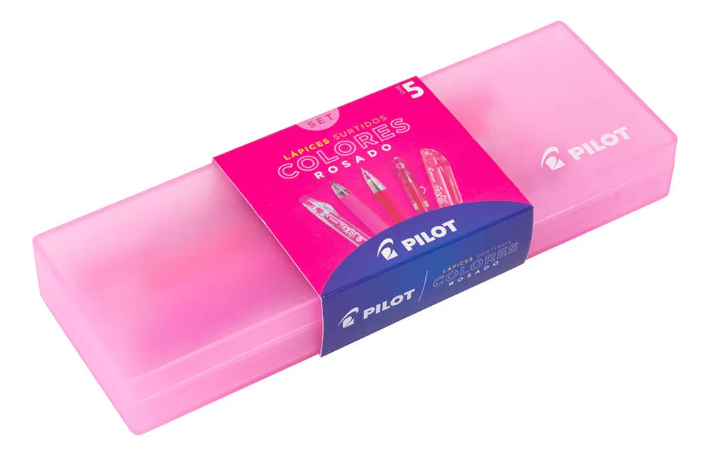 Set Pilot Rosado Lovers 5 Unidades Regalo