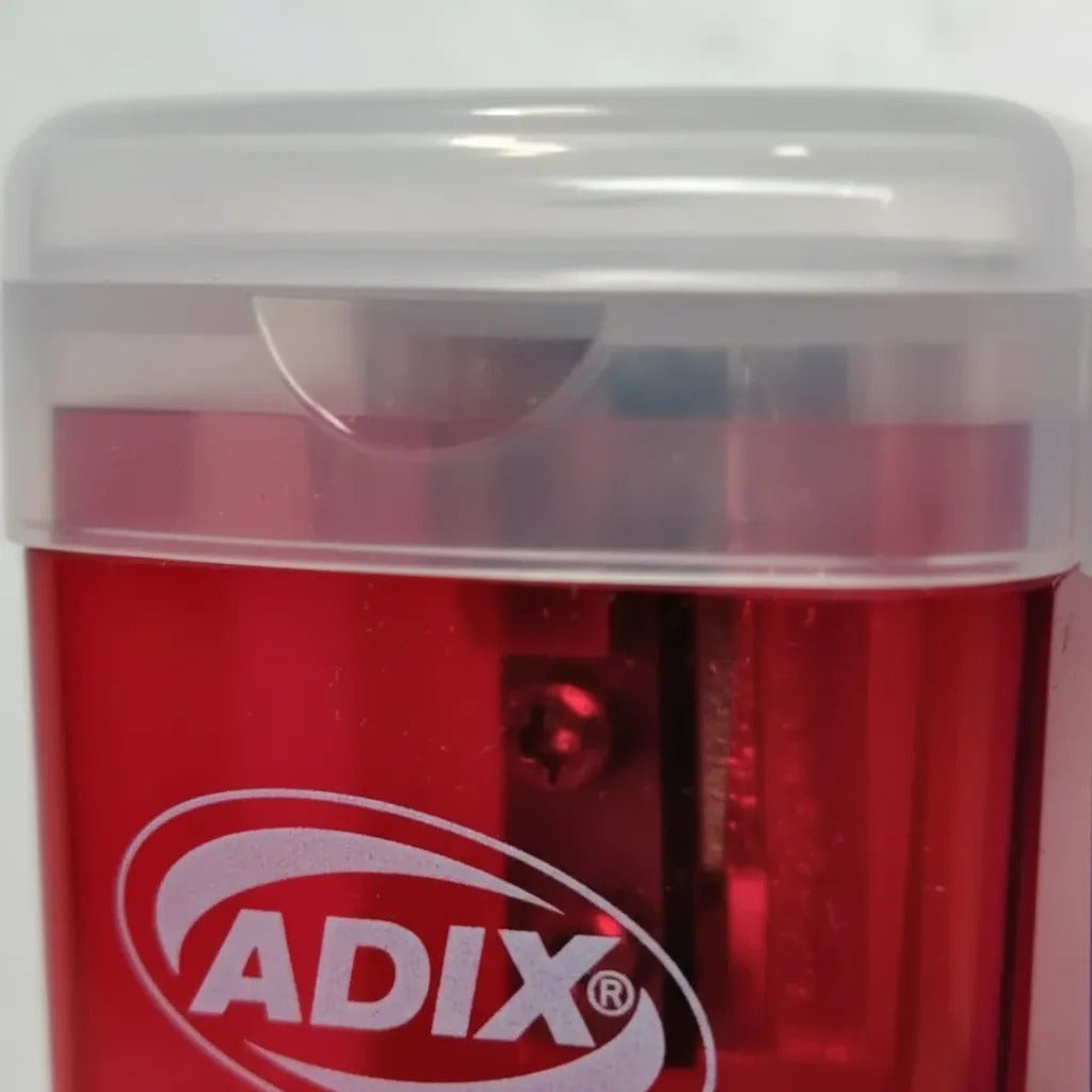 Sacapuntas Metálico Adix con Depósito Plástico