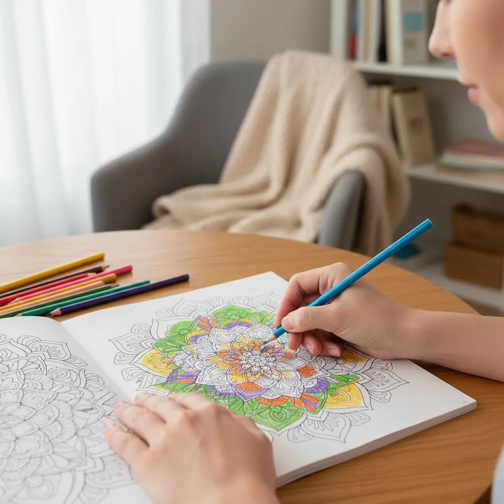 Libro Para Colorear Mandala Flores Adix 50 Páginas