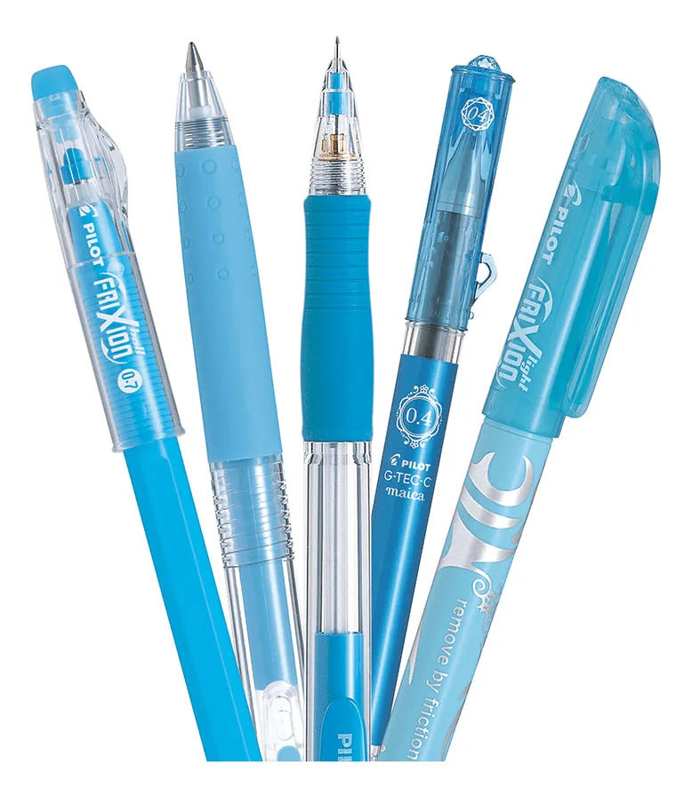 Set Regalo Pilot Celeste 5 Modelos Icónicos