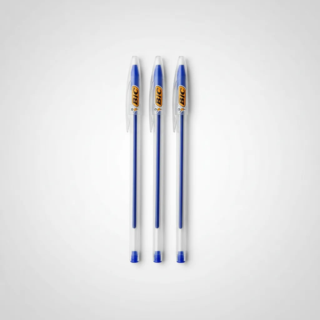 Bolígrafos Bic Cristal 0.8mm Escritura Fina x3