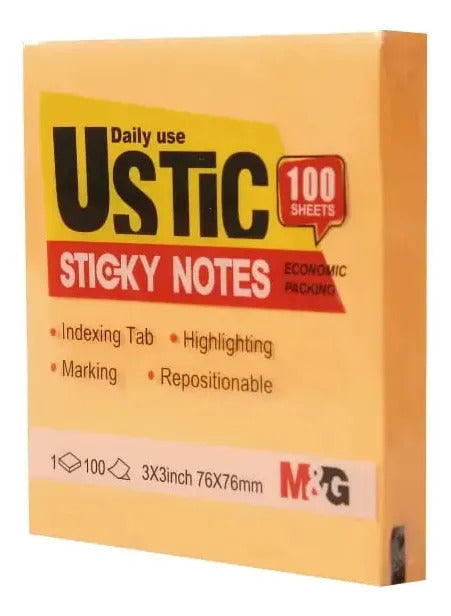 Notas Adhesivas M&G 76x76mm Pack x3 (100 hjs)