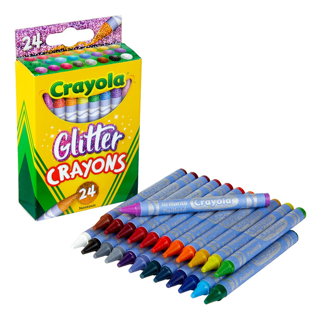 Crayola 24 Crayones Glitter Multicolor