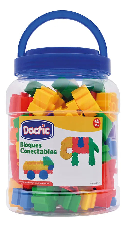 Bloques Conectables 80 Pzas Dactic Juego Didáctico