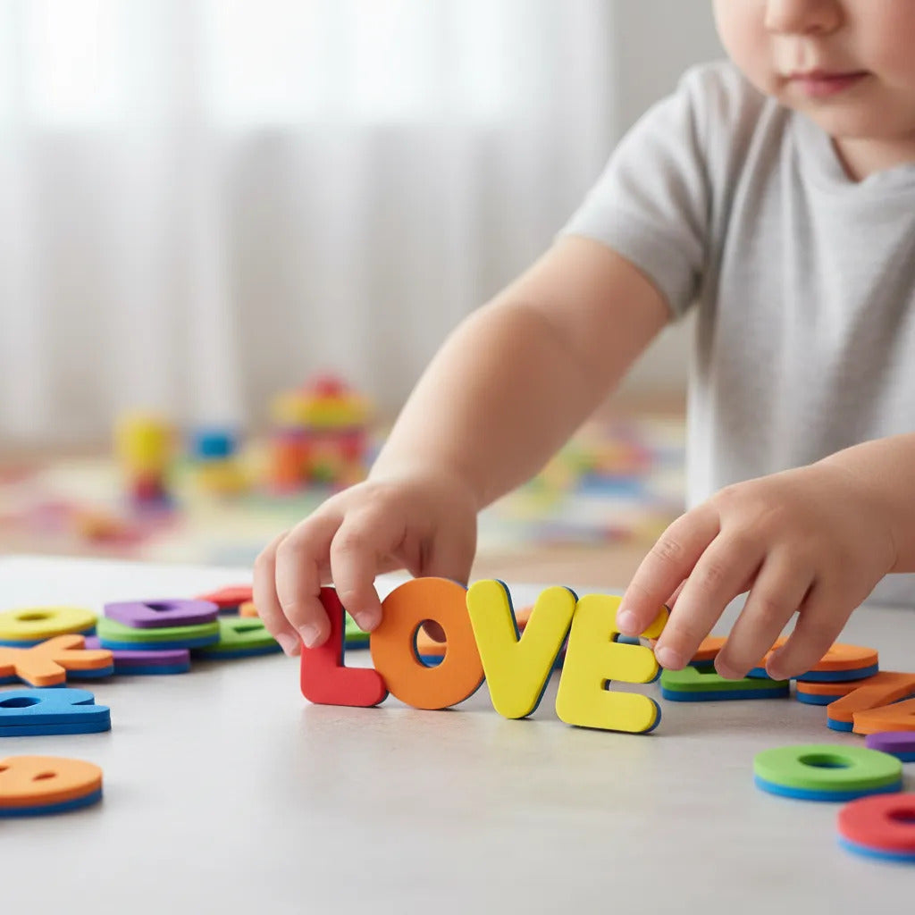 Letras Adhesivas Goma Eva Pack x52 Didáctico