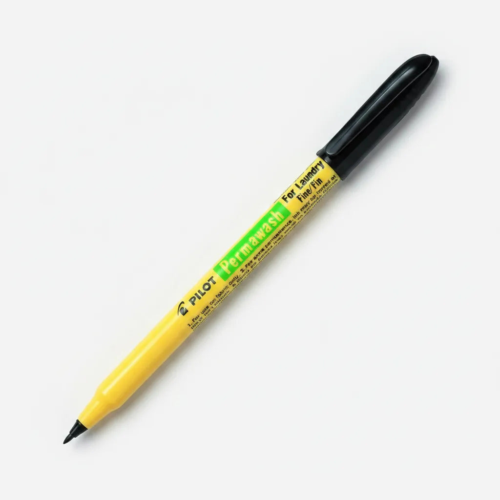 Marcador Textil Pilot Permawash 1ud Negro