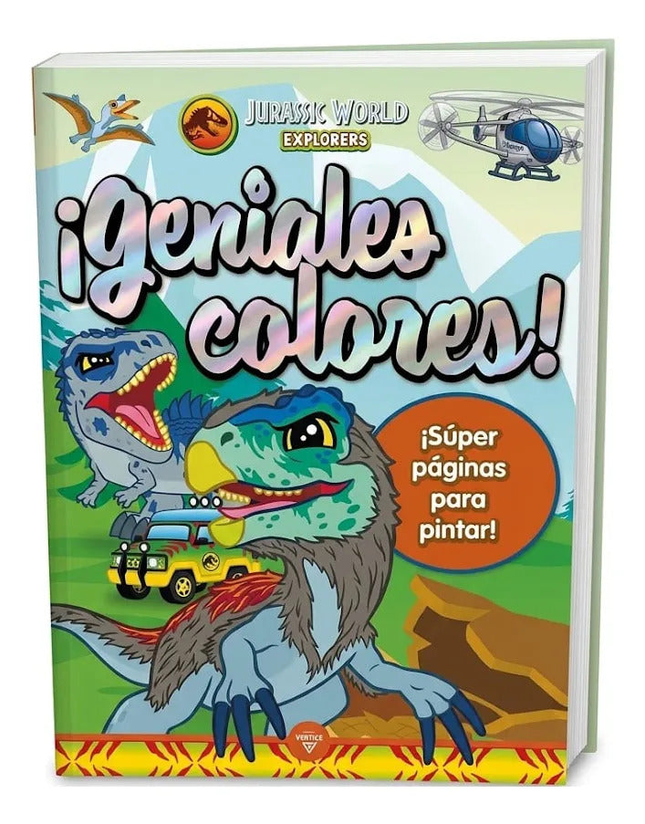Libro para Colorear Jurassic 16 Páginas
