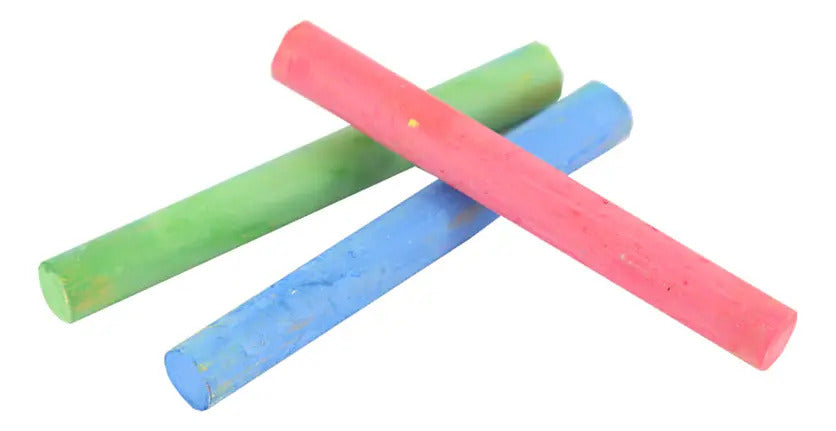 Pack 12 Tizas de Colores Adix para Dibujo Escolar