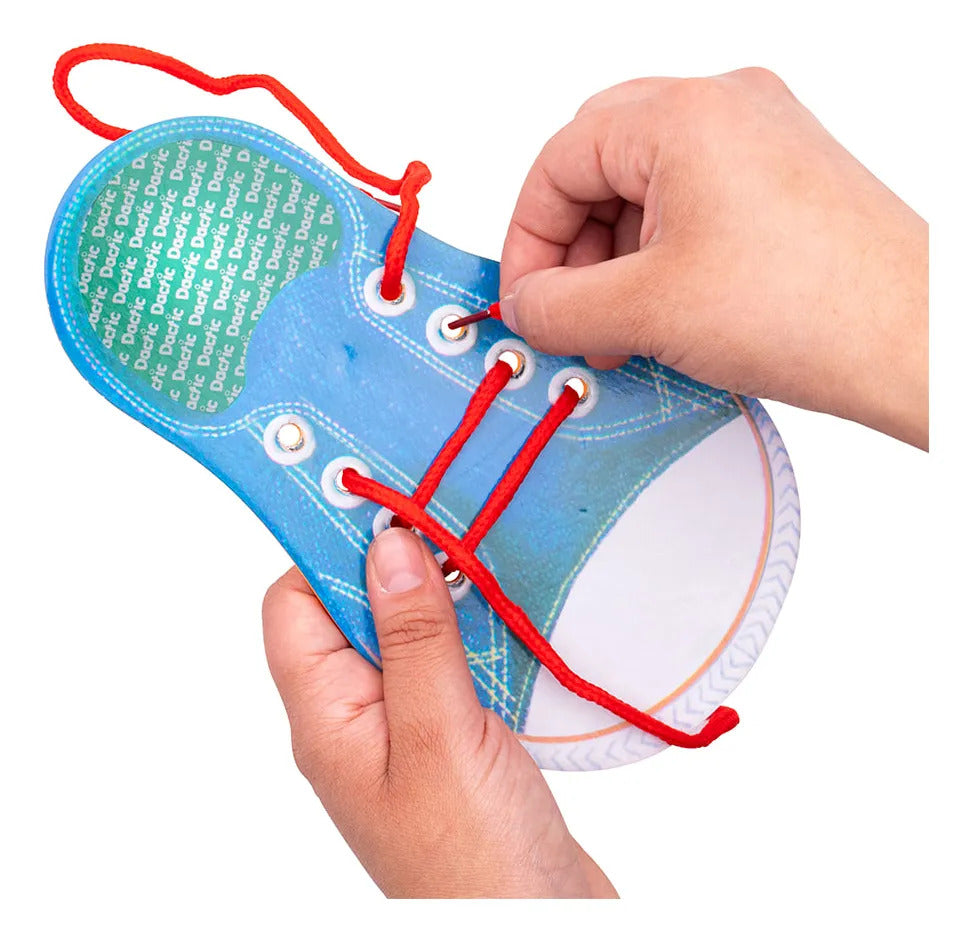 Zapato Didáctico Goma Eva Aprende a Anudar Dactic