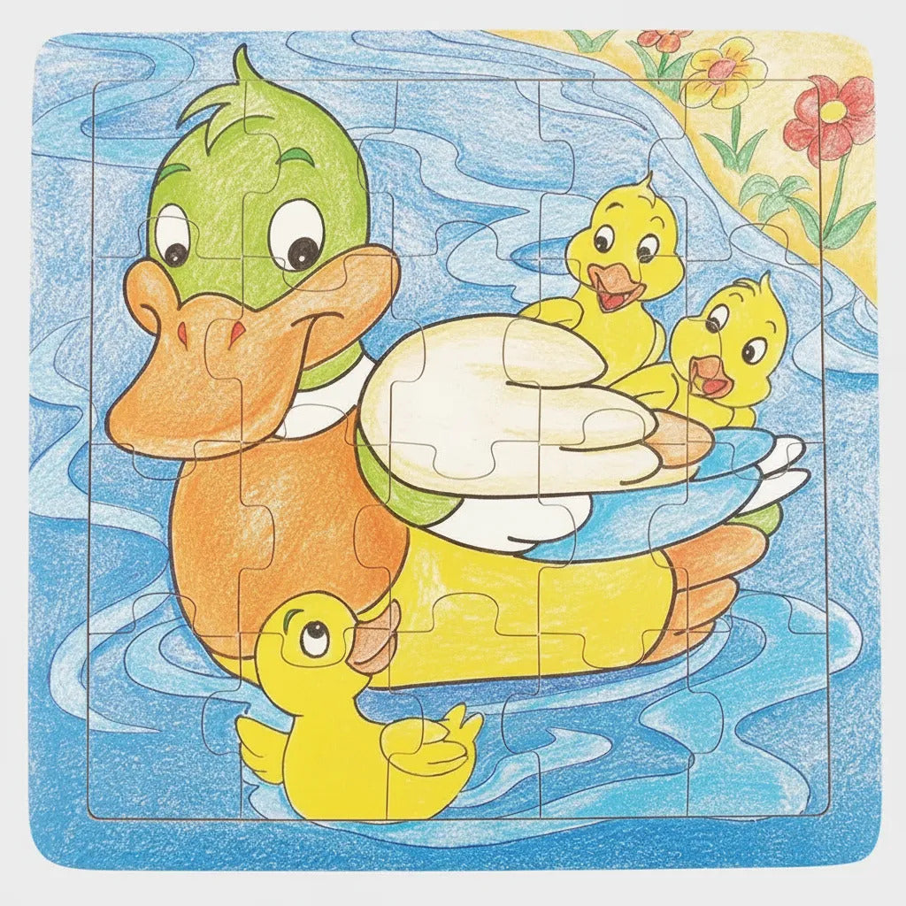 Puzzle de Madera Pato 20 Piezas Dactic
