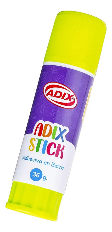 Pegamento en Barra Adix 36g, Escolar Lavable