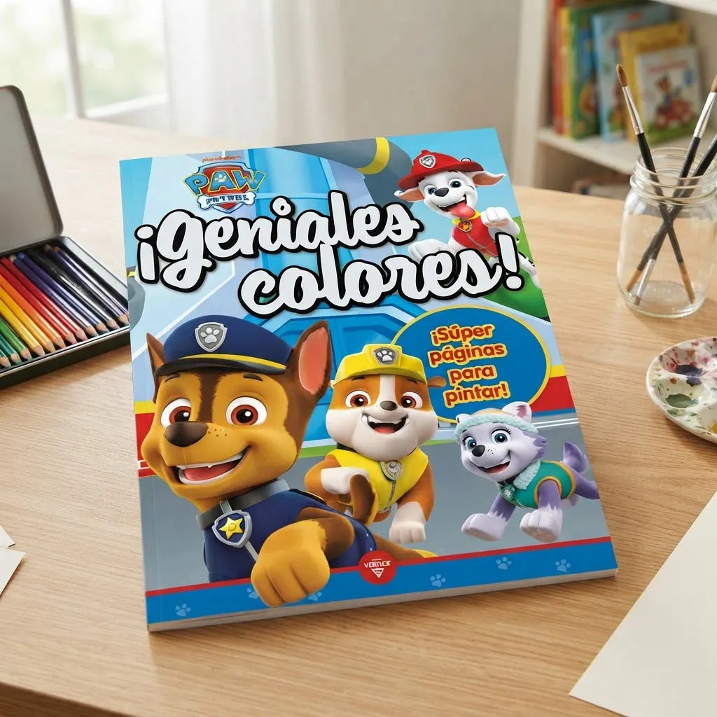 Libro para Colorear Paw Patrol 16 Páginas