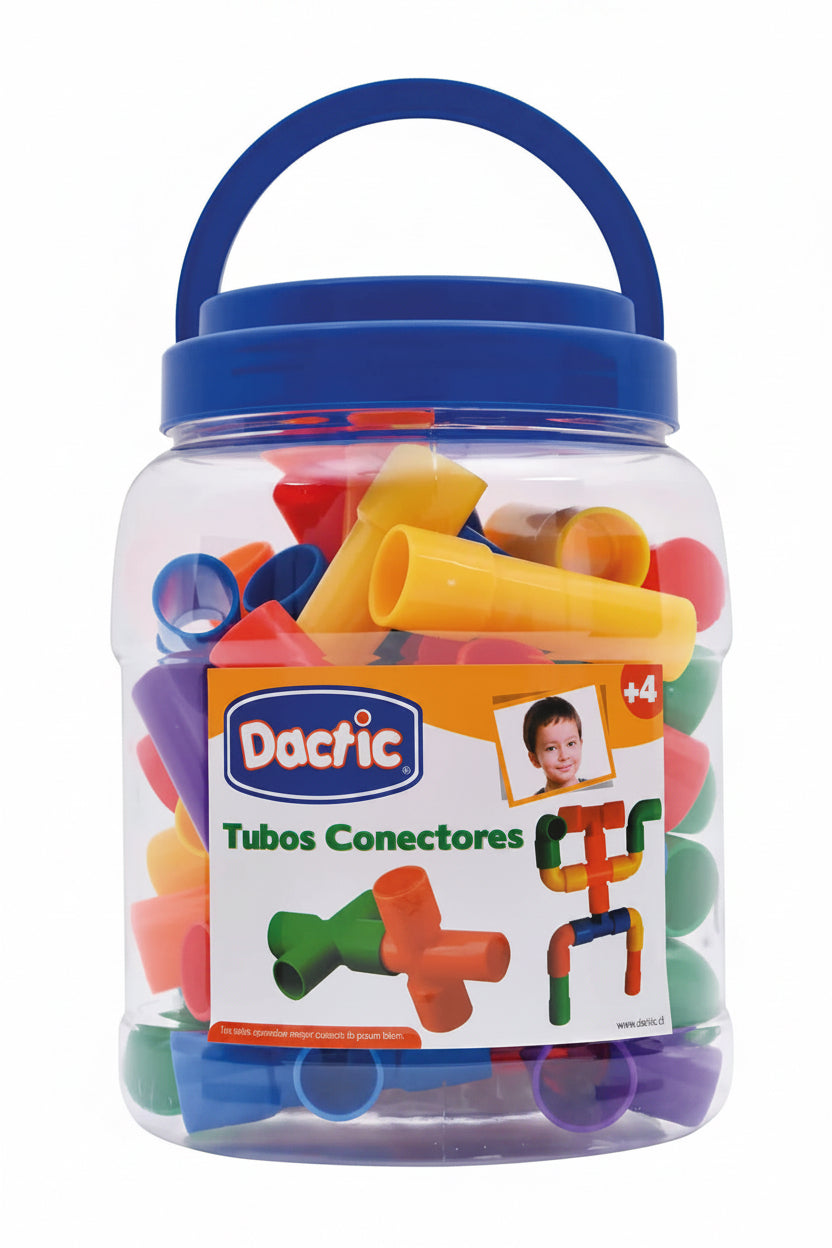 Tubos Conectables 40 Piezas Dactic Juguetes Didácticos