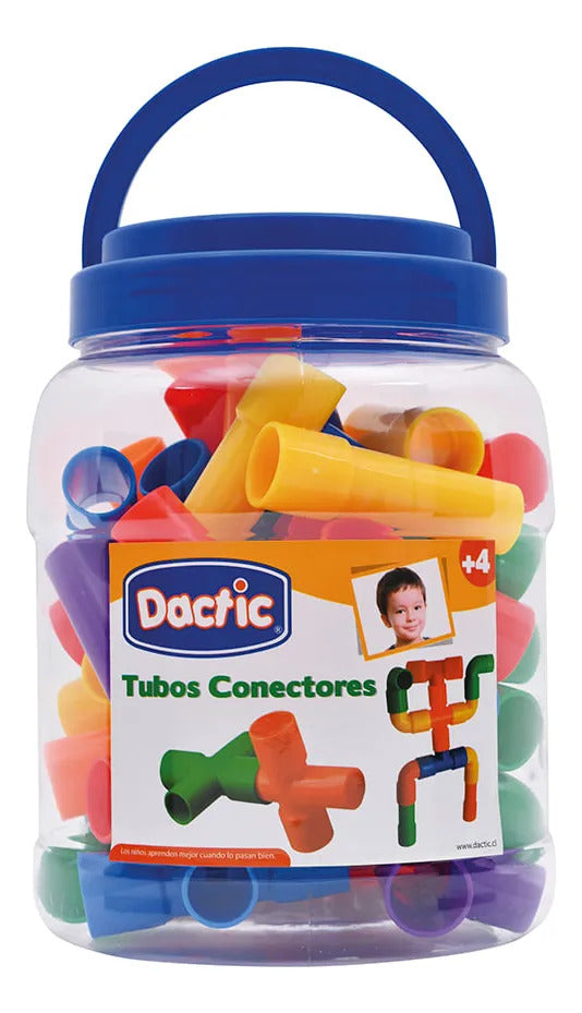 Tubos Conectables 40 Piezas Dactic Juguetes Didácticos