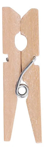 Pinzas de Madera Forma de Perro Pack x30