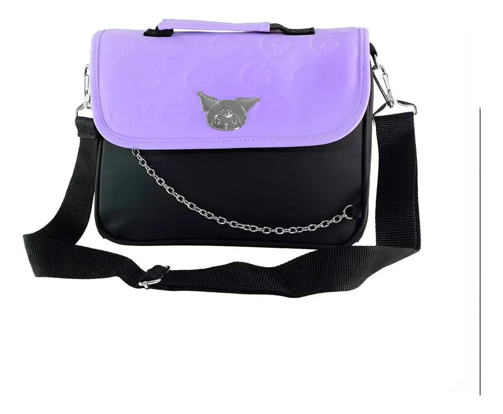 Cartera Bandolera Kuromi Cadena Gótico Kawaii
