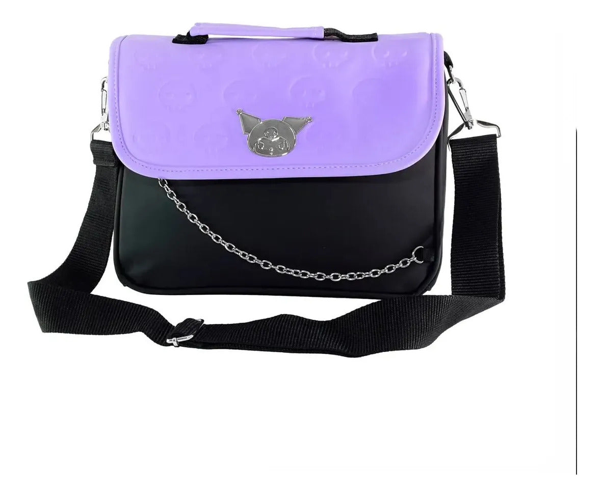 Cartera Bandolera Kuromi Cadena Gótico Kawaii