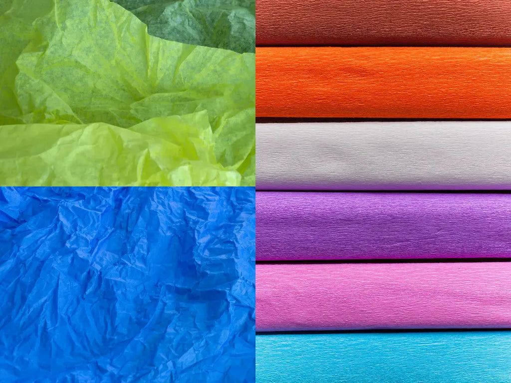 Papel de Seda 50x60cm Pack x10 Colores Varios