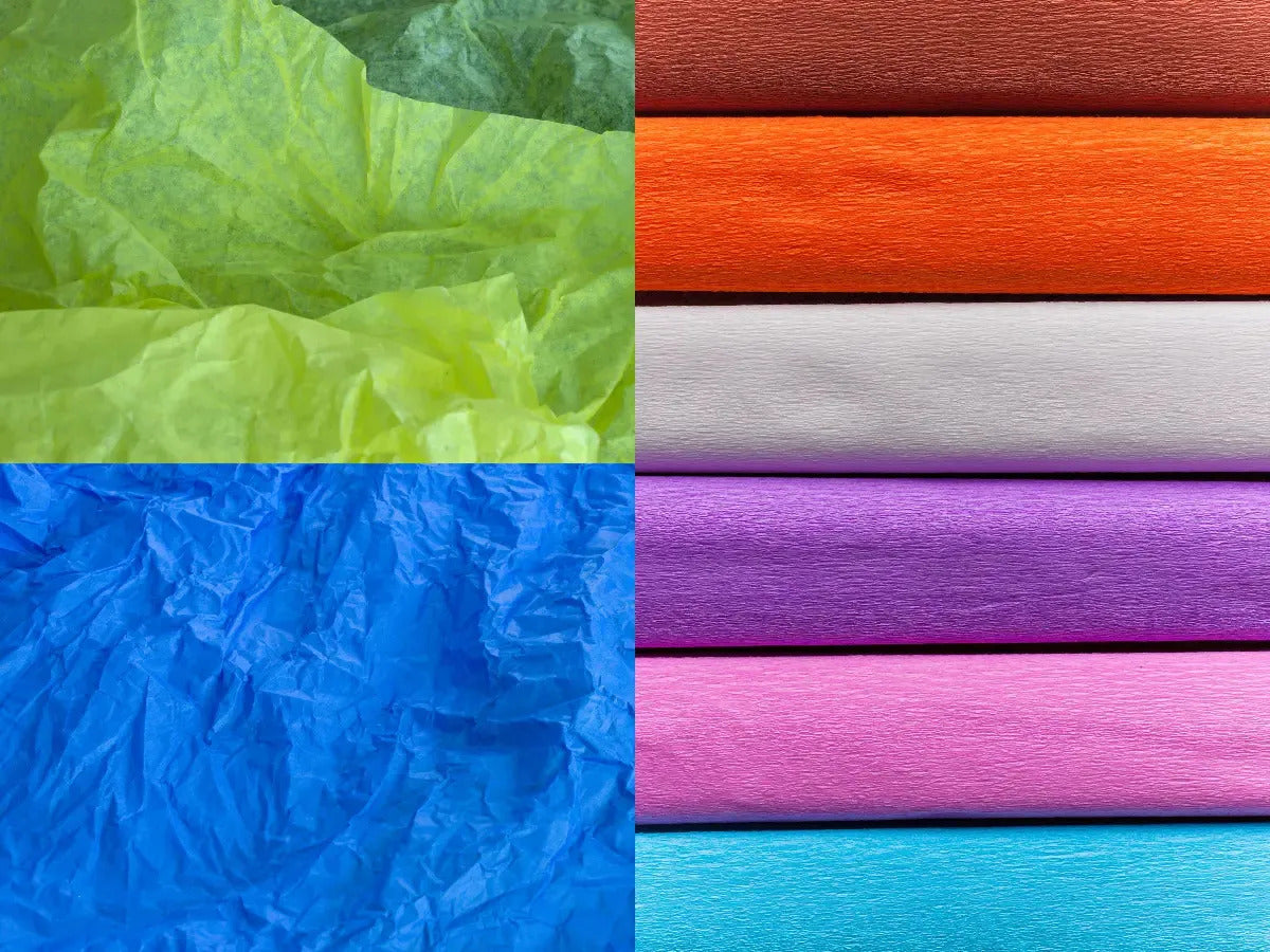 Papel de Seda 50x60cm Pack x10 Colores Varios