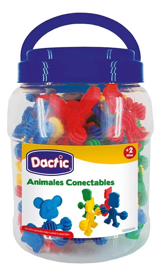 Juego Didáctico Animal Conectable 40 Piezas Dactic