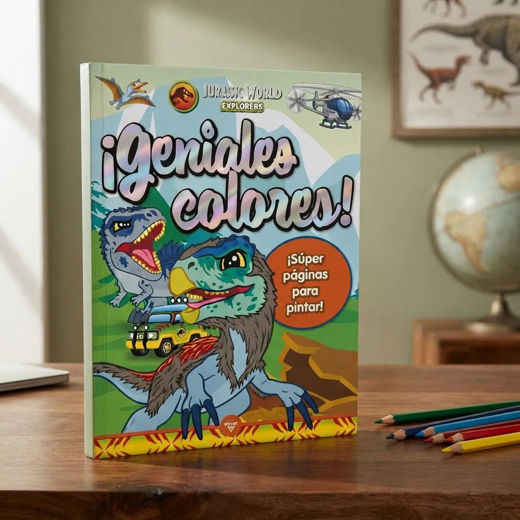 Libro para Colorear Jurassic 16 Páginas
