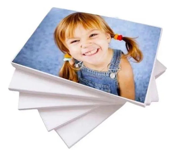 Papel Foto Brillante 4R 240g Alto Brillo x 100 Hojas