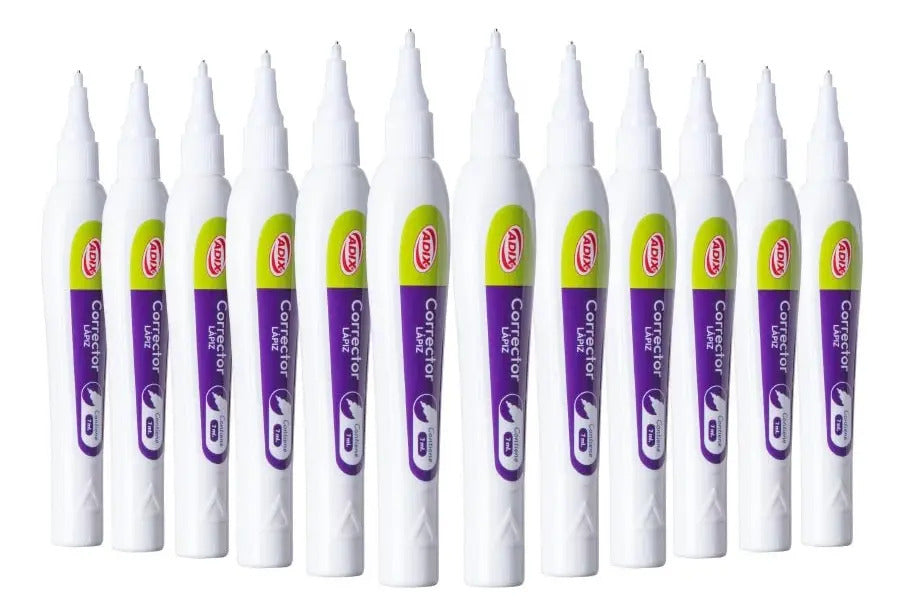 Corrector Líquido Adix Lápiz 7ml Punta Fina