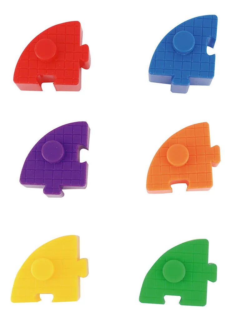 Bloques Conectables 80 Pzas Dactic Juego Didáctico