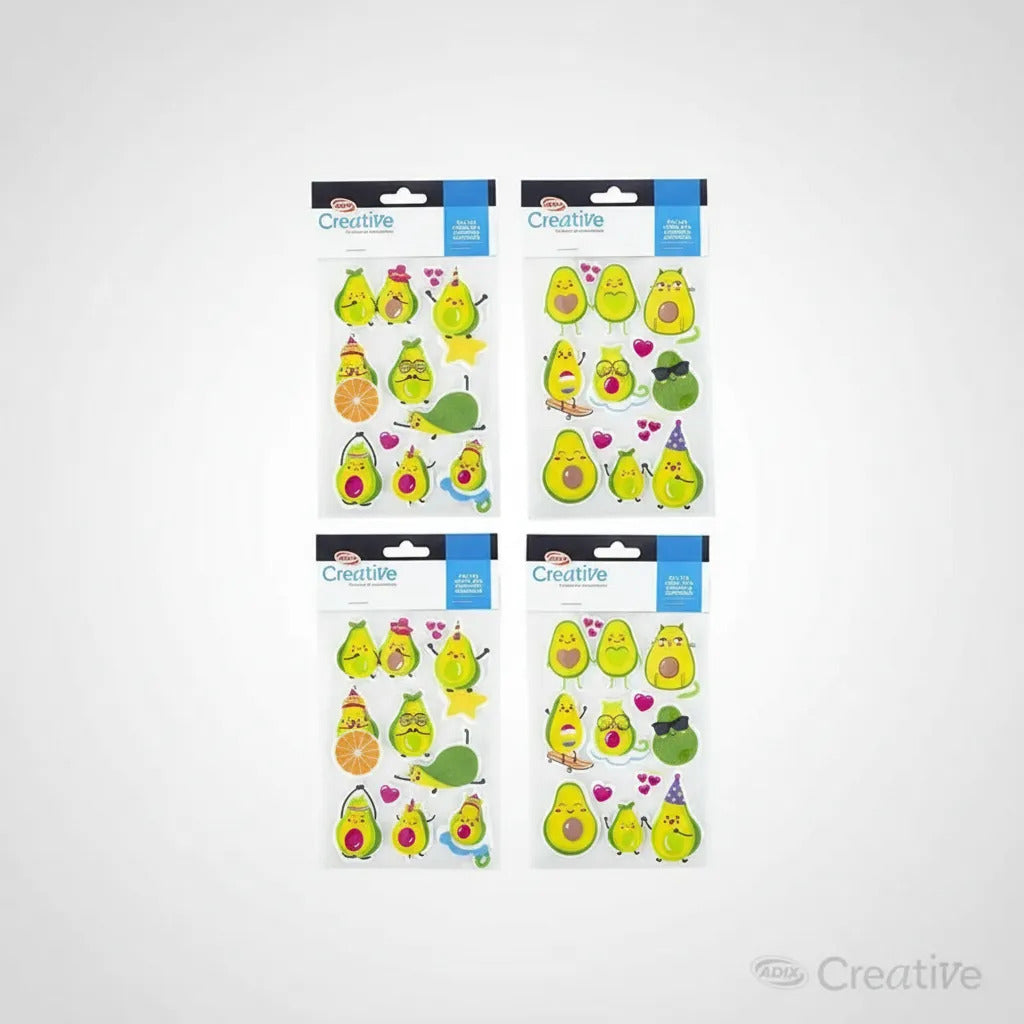 Block Stickers Goma Eva Paltas Surtidos Creative 1ud
