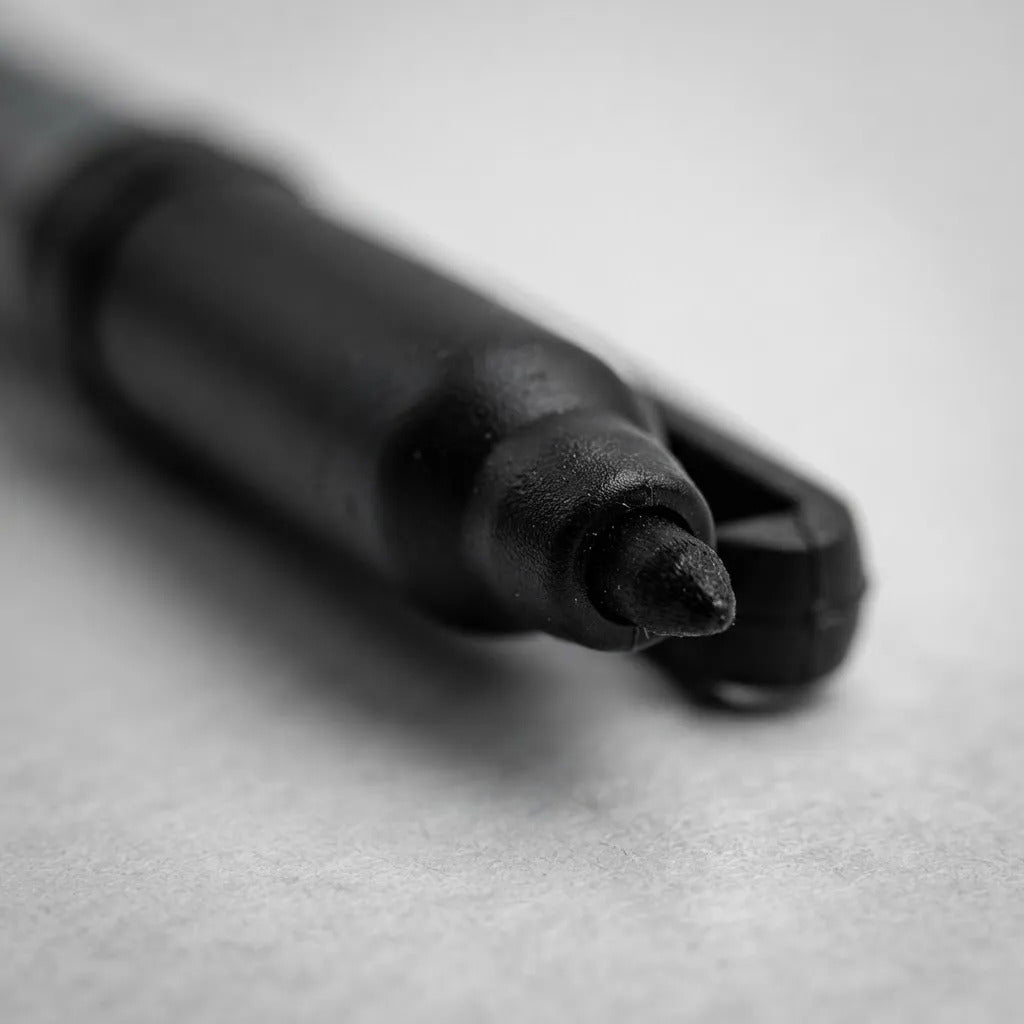 Marcador Permanente Bic Negro Punta Fina Secado Rápido 1ud