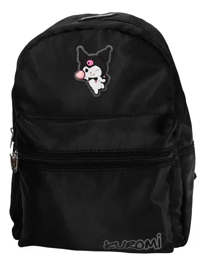 Mochila Kuromi Escolar Infantil Poliéster