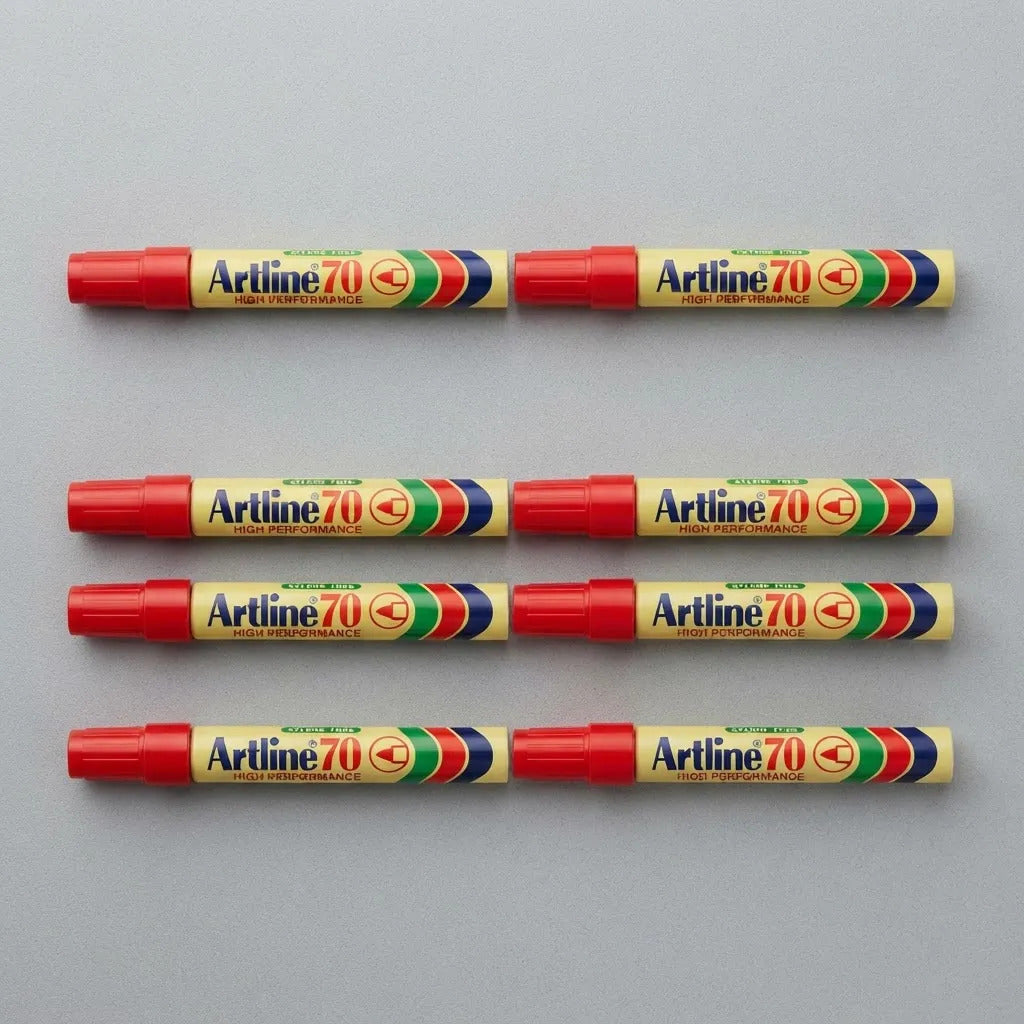 Marcador Permanente Artline 70 Azul Pack 6u