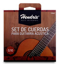Set 10 Cuerdas para Guitarra Acústica Extra Light Hendrix