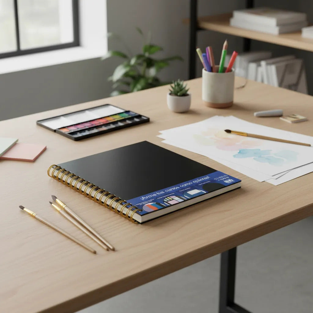 Cuaderno A5 Tapa Dura Dgnottas Cuadriculado